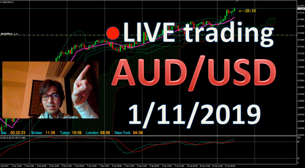 LIVE forex trading 11/01/2019 | LIVE AUDUSD trading January 11, 2019