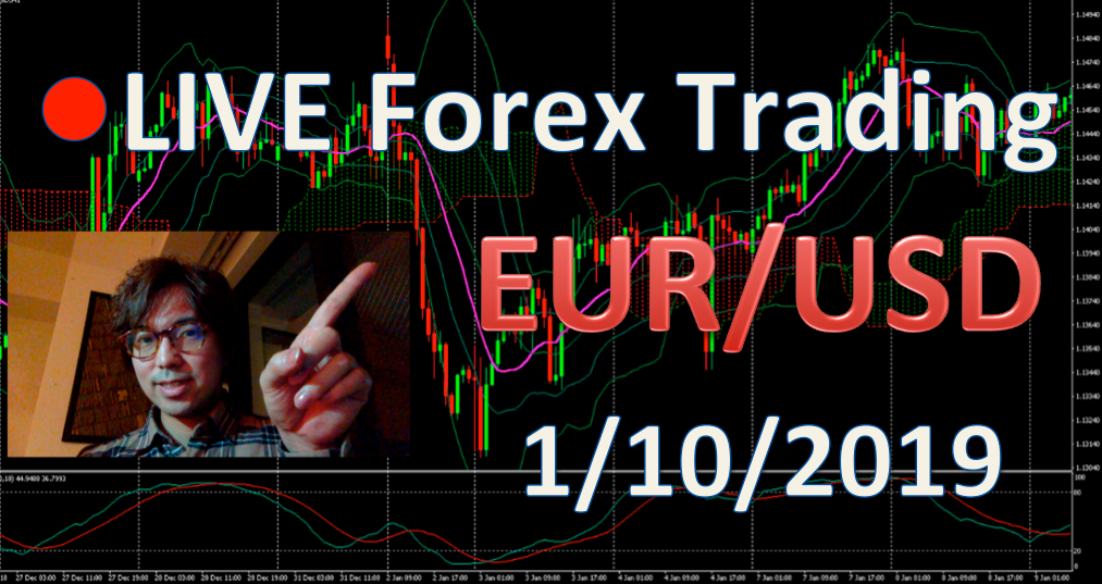 LIVE forex trading 10/01/2019 | LIVE EURUSD trading January 10, 2019