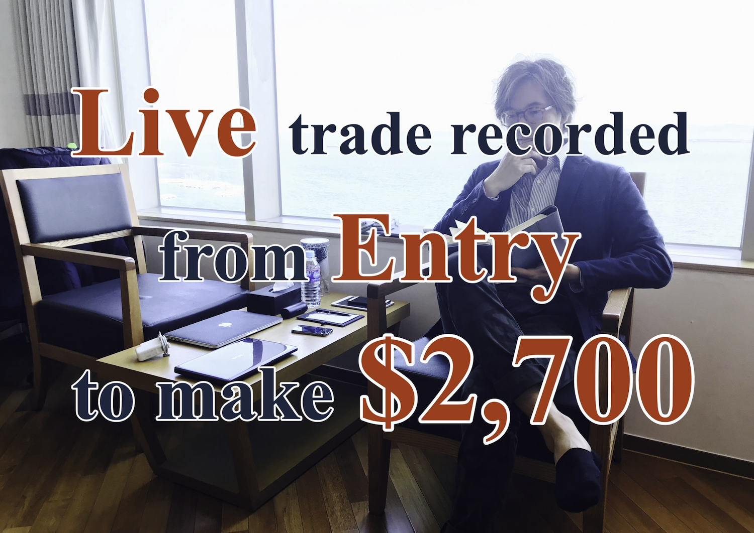 LIVE trade recorded from entry to make $2,700 on AUD/CAD on 24th of May